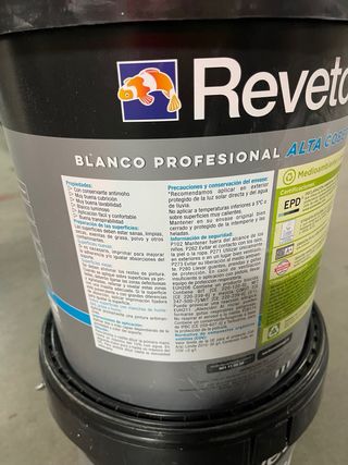 Revetón Blanca Profesional 15L Interior-Exterior