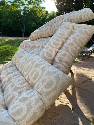 Cojines pallet beige - 4 uds