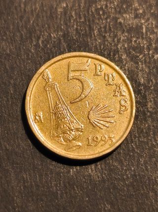 VARIANTE**Moneda 5 Pesetas Jacobeo 1993