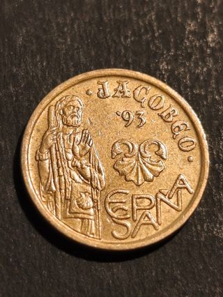 VARIANTE**Moneda 5 Pesetas Jacobeo 1993