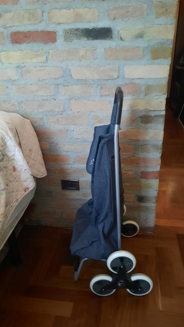 Carrello spesa 3 ruote ideale per scale