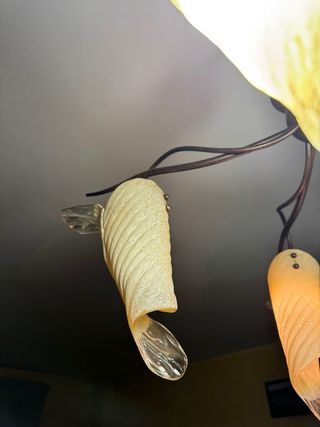 Lámpara techo forja 5 luces