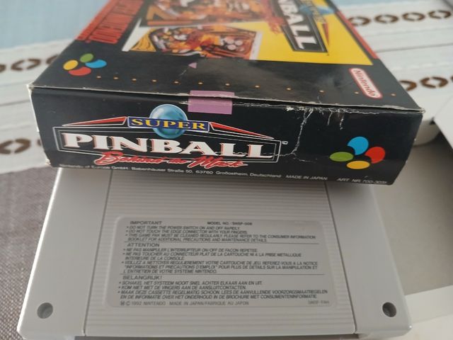 Super Pinball SNES PAL - Nintendo