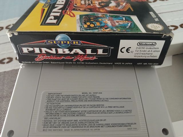 Super Pinball SNES PAL - Nintendo