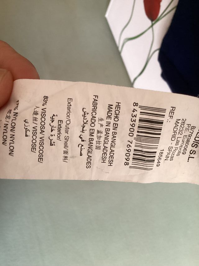 Cami Amichi azul sin mangas