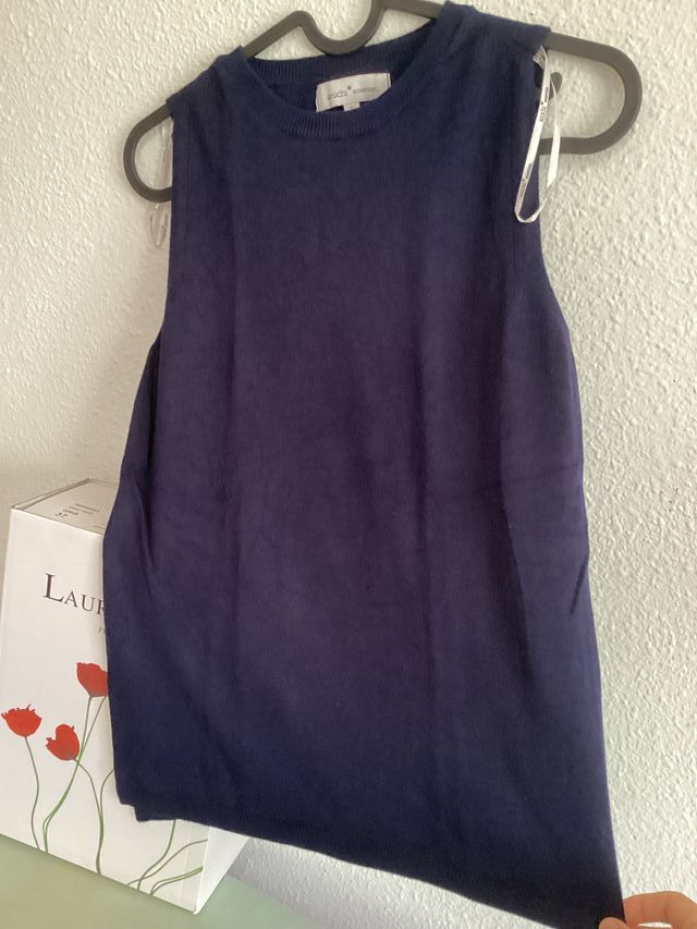 Cami Amichi azul sin mangas