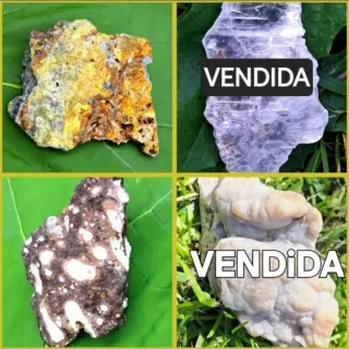 4 pezzi tra cui scegliere 
Minerali grezzi.
