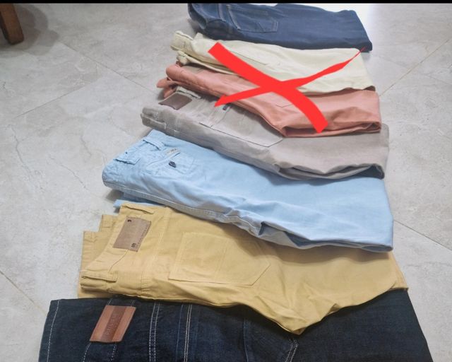 5 Pantalones hombre colores