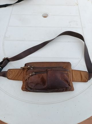 Bolso piel moto - riñonera