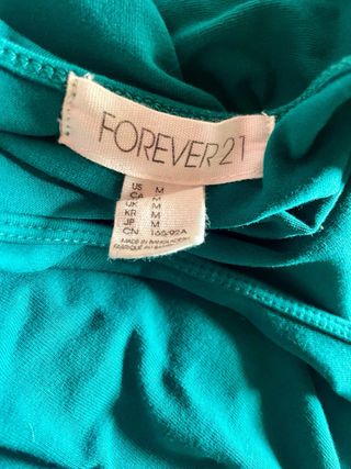 Top verde smeraldo Forever21