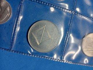 Monete Italia 1974 - Centenario Marconi