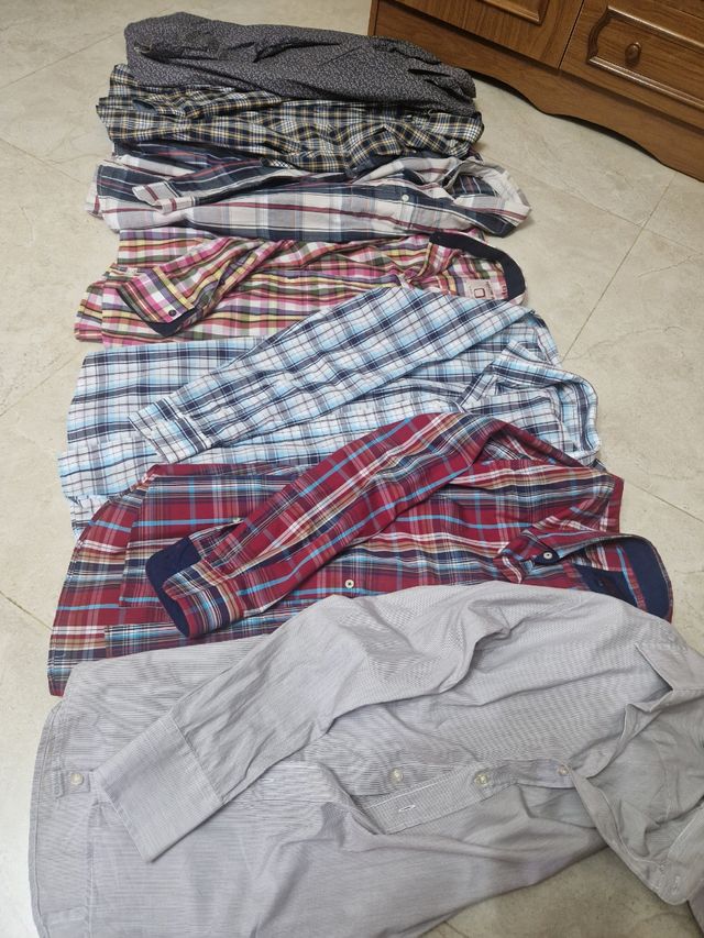 7 Camisas Hombre variadas - Nuevas