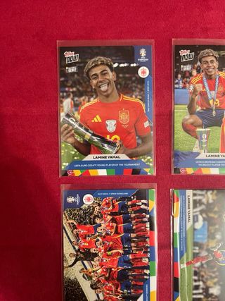 4 Cromos Lamine Yamal Eurocopa Rookie