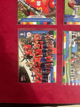4 Cromos Lamine Yamal Eurocopa Rookie