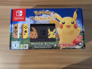 Nintendo Switch edición Pokemon lets go Pikachu