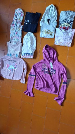 Felpe bambina diverse marche