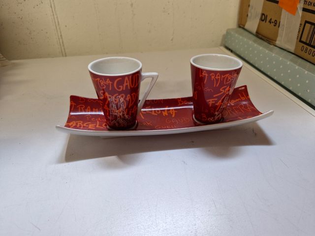 Set 2 tazzine caffè Barcellona
