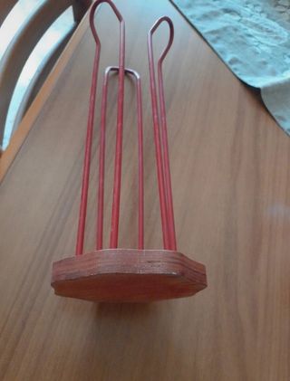 Porta Bicchieri Vintage Rosso