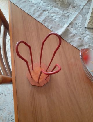 Porta Bicchieri Vintage Rosso