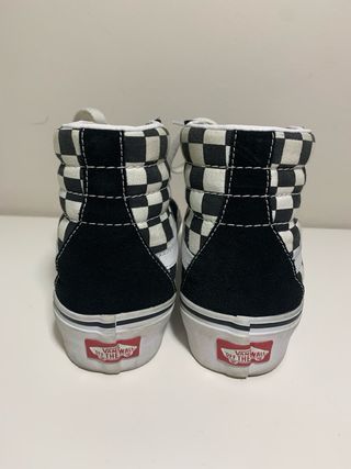 Vans Sk8-Hi Checkered Plataforma