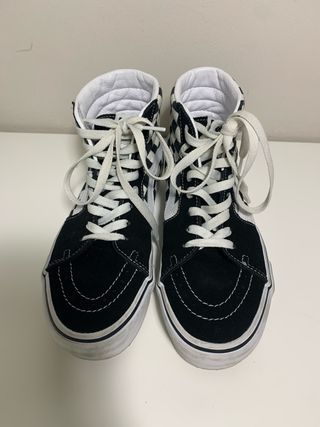 Vans Sk8-Hi Checkered Plataforma