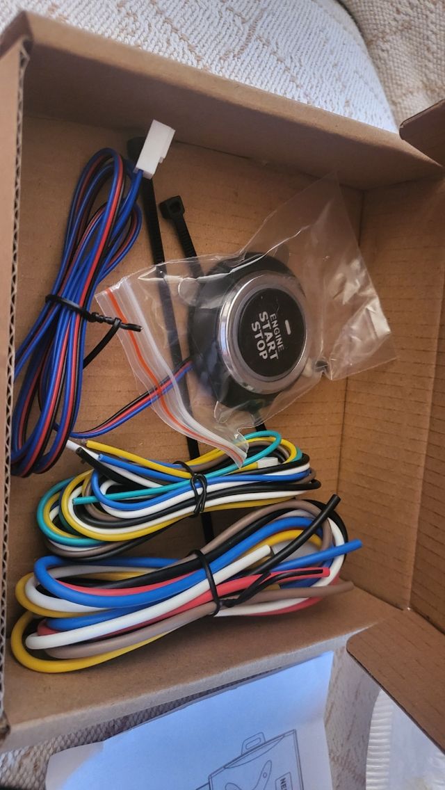 Botón de arranque para coche