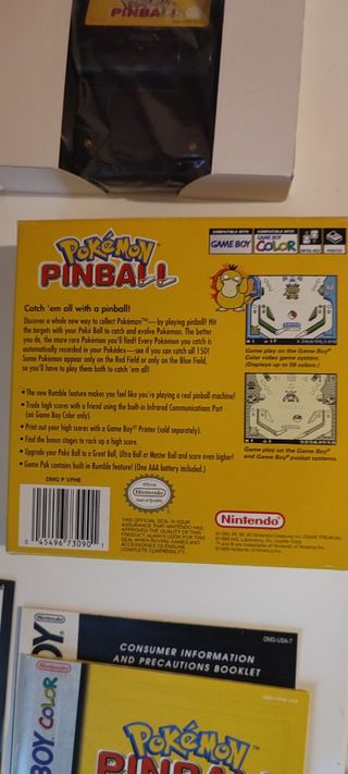 Pokémon Pinball - Game Boy Color compleot