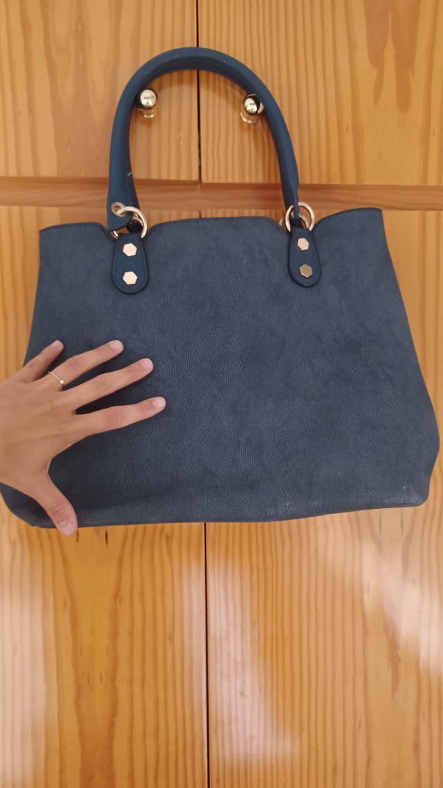 Bolso bandolera azul marino