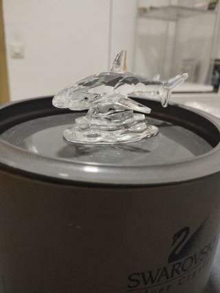 Tiburón Swarovski: Figura cristal