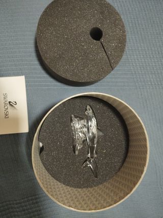 Tiburón Swarovski: Figura cristal