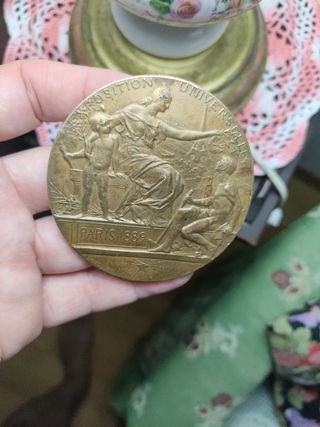Medalla Bronce Paris 1889 Exposición.