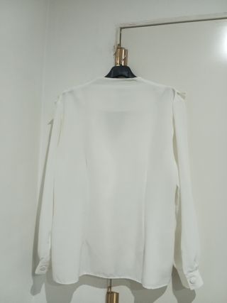Blusa blanca encaje