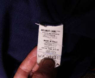 Polo Helmut Lang blu, tg.S