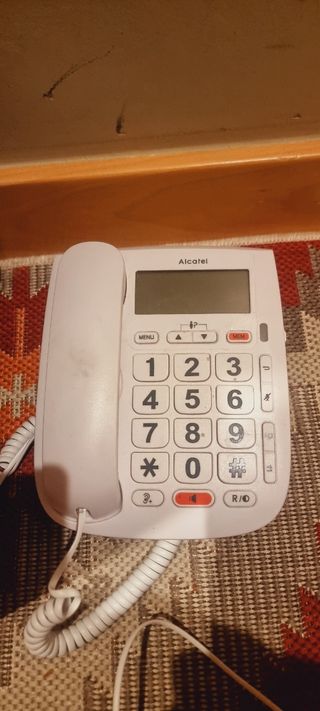 Teléfono fijo Alcatel blanco