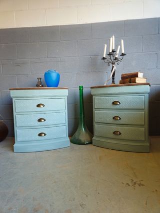 Mesitas noche estilo francés - 2uds