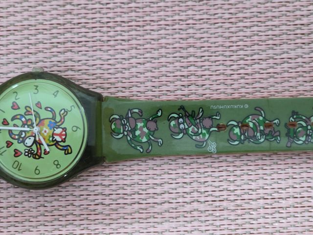 Reloj Kukuxumusu verde militar