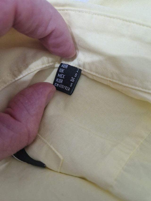 Camisa hombre Pedro del Hierro amarilla