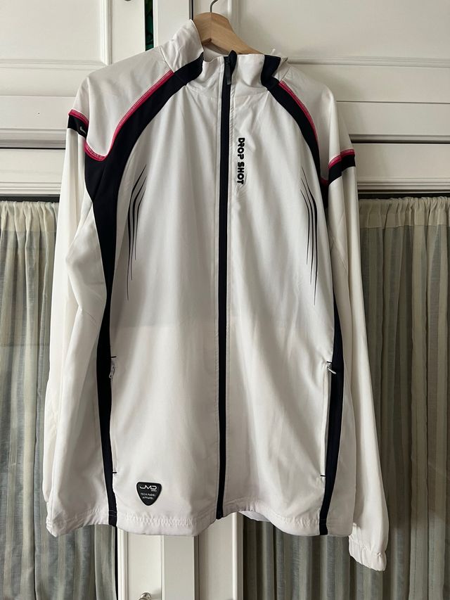 Chandal Drop Shot bianco e nero