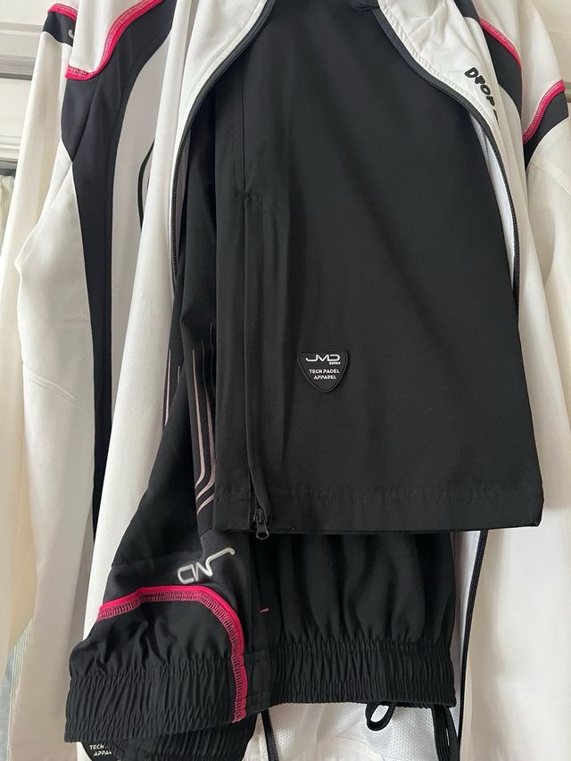 Chandal Drop Shot bianco e nero