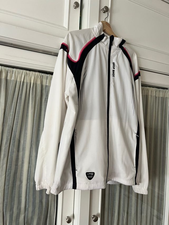 Chandal Drop Shot blanco y negro