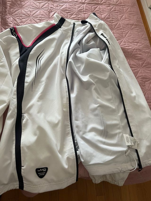 Chandal Drop Shot bianco e nero