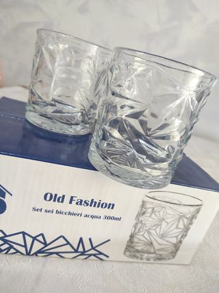 Bicchieri acqua Old Fashion - 6pz