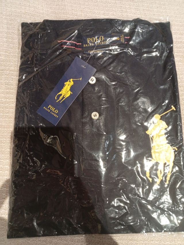 Polo Ralph Lauren - Camiseta negra talla L
