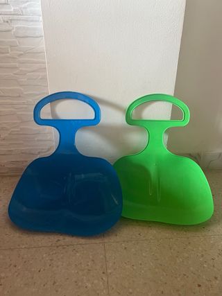 2 trineos nieve infantiles