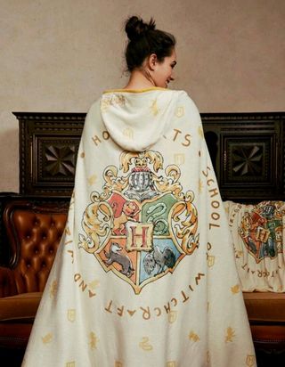 Manta-capa Harry Potter Hogwarts