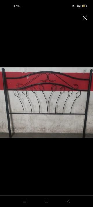 Cabecero para cama de matrimonio de forja