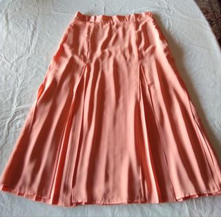 Falda PLISADA SALMÓN faldas vestidos vaqueros 