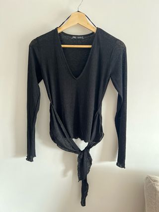 Top negro Zara - Ajustado