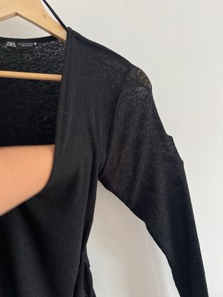 Top negro Zara - Ajustado