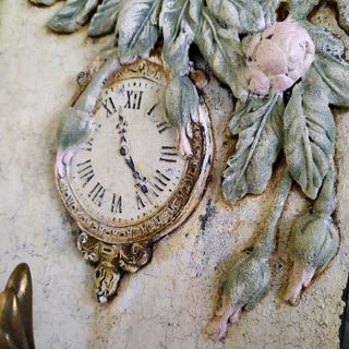 Perchero con Reloj Shabby Chic